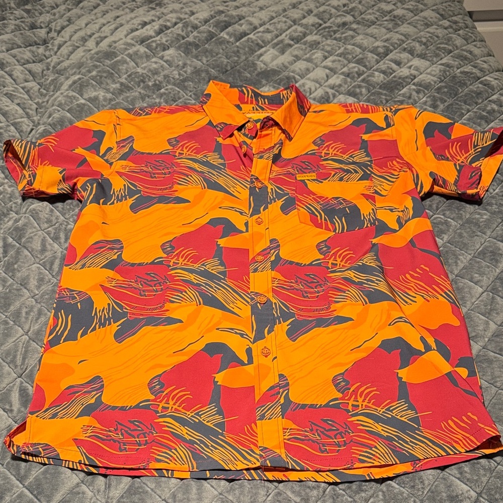 Boyz Club - Hot Summer Brushstroke Button Down Shirt